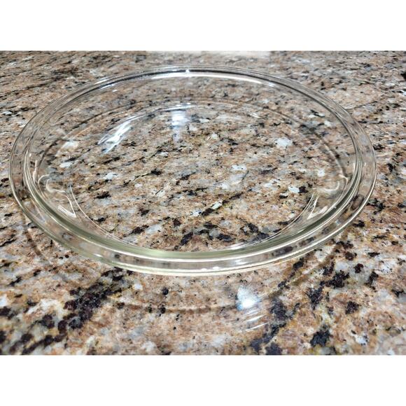 Vintage 209 Pyrex 9.5" Pie Dish Plate Pan Clear Glass Made USA - Picture 8 of 12
